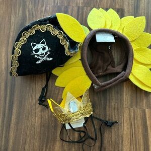 Cat Halloween costume hat bundle